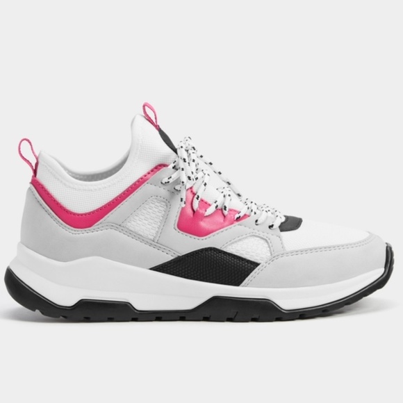 NWT Bershka color block sneakers in multi - Picture 8 of 11